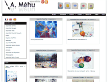 Tablet Screenshot of andremehu-aquarelles.com